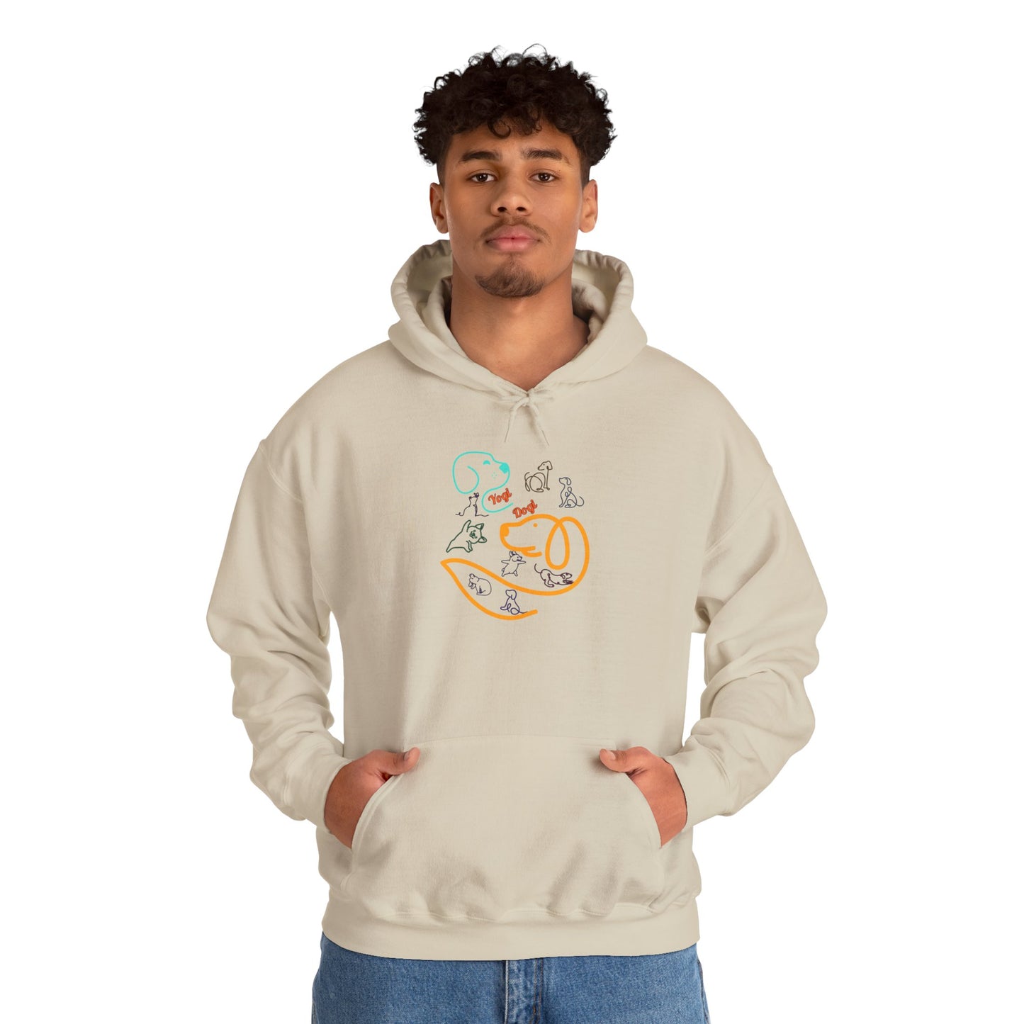 Yogi Dogi vV7. Hoodie - Animal Art for Dog Lovers