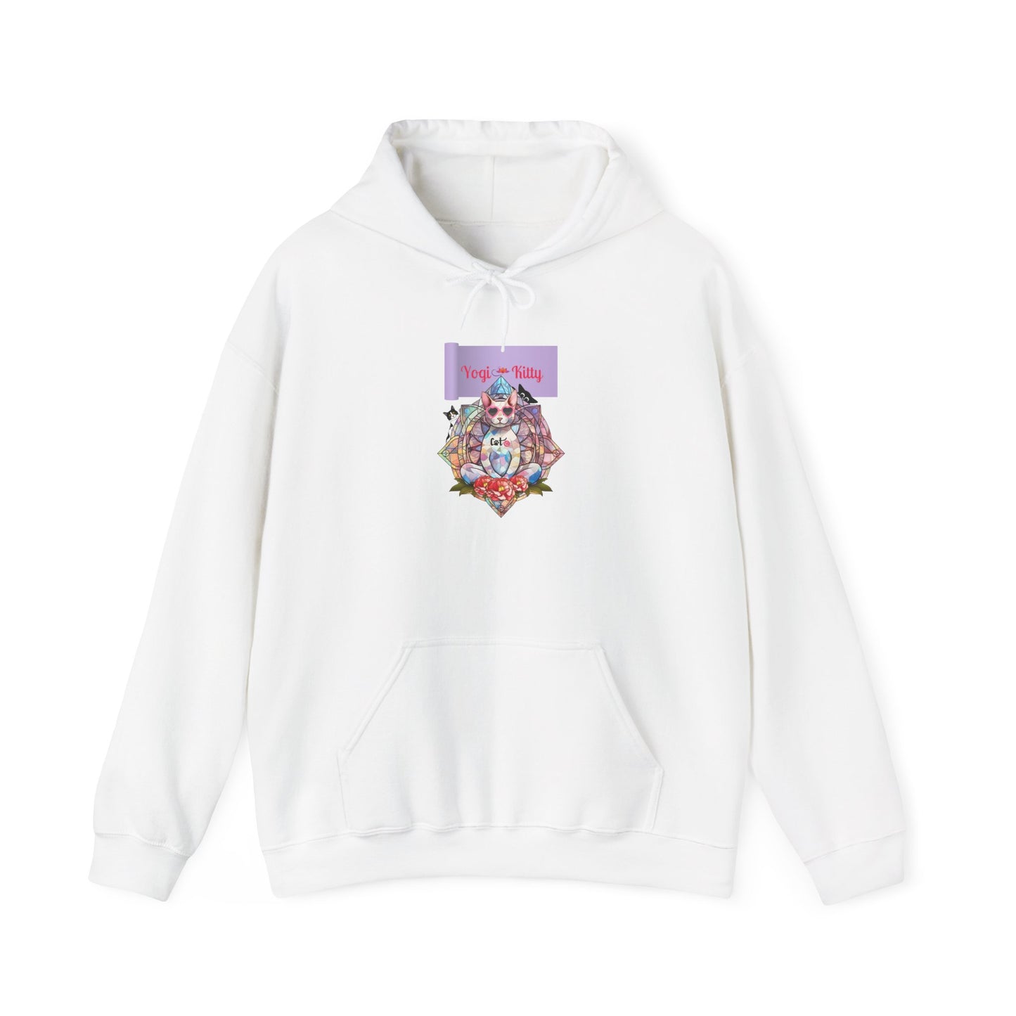 Yogi Kitty V4. Hoodie - Cat Lovers Sweatshirt