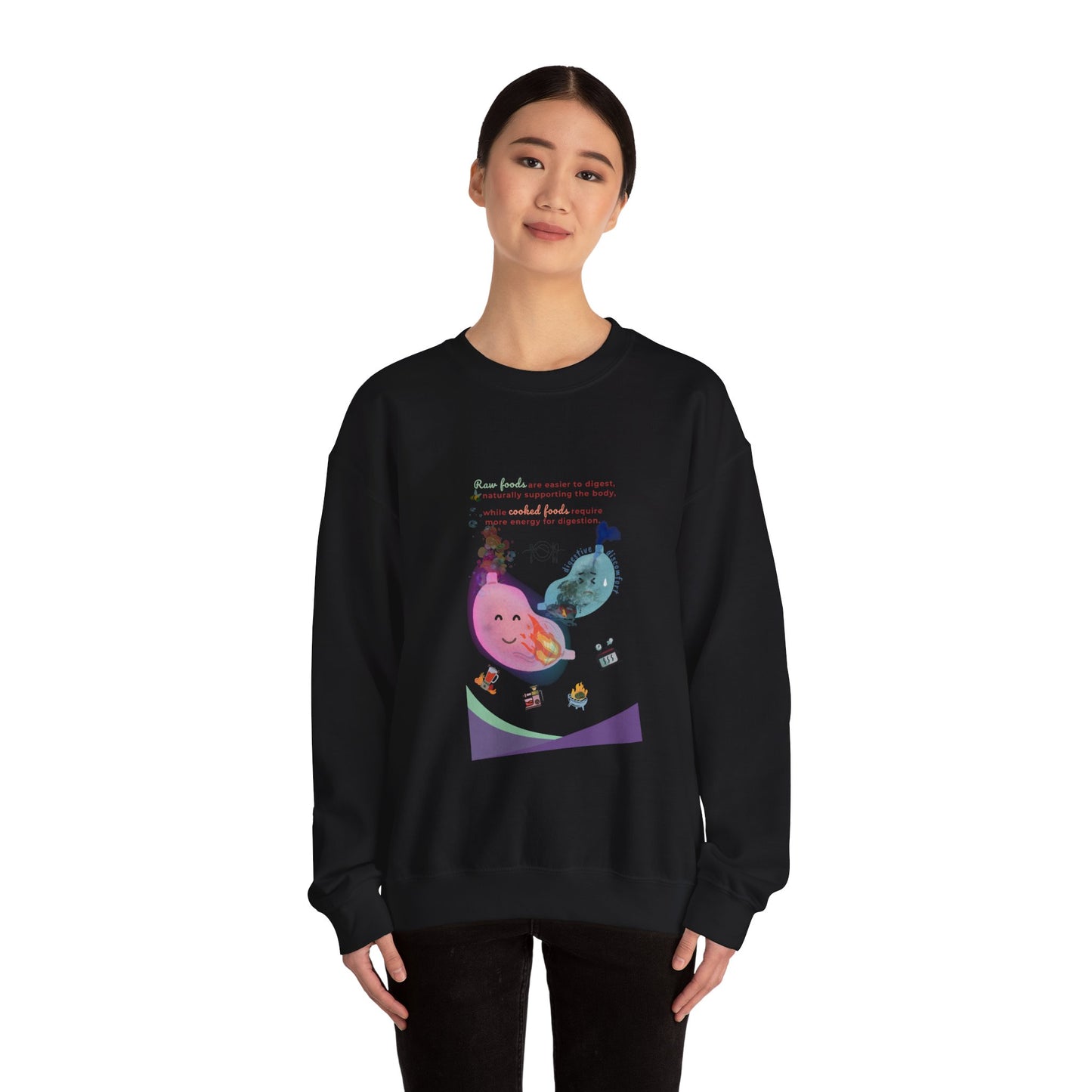 Happy Vibes Crewneck Sweatshirt - Unisex Heavy Blend™