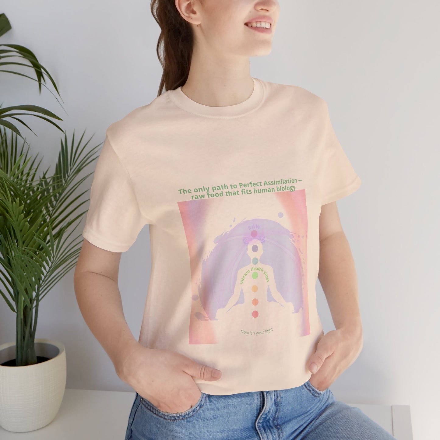 Why Choose Raw Knowledge v16.2 Chakra Energy Unisex Jersey Tee