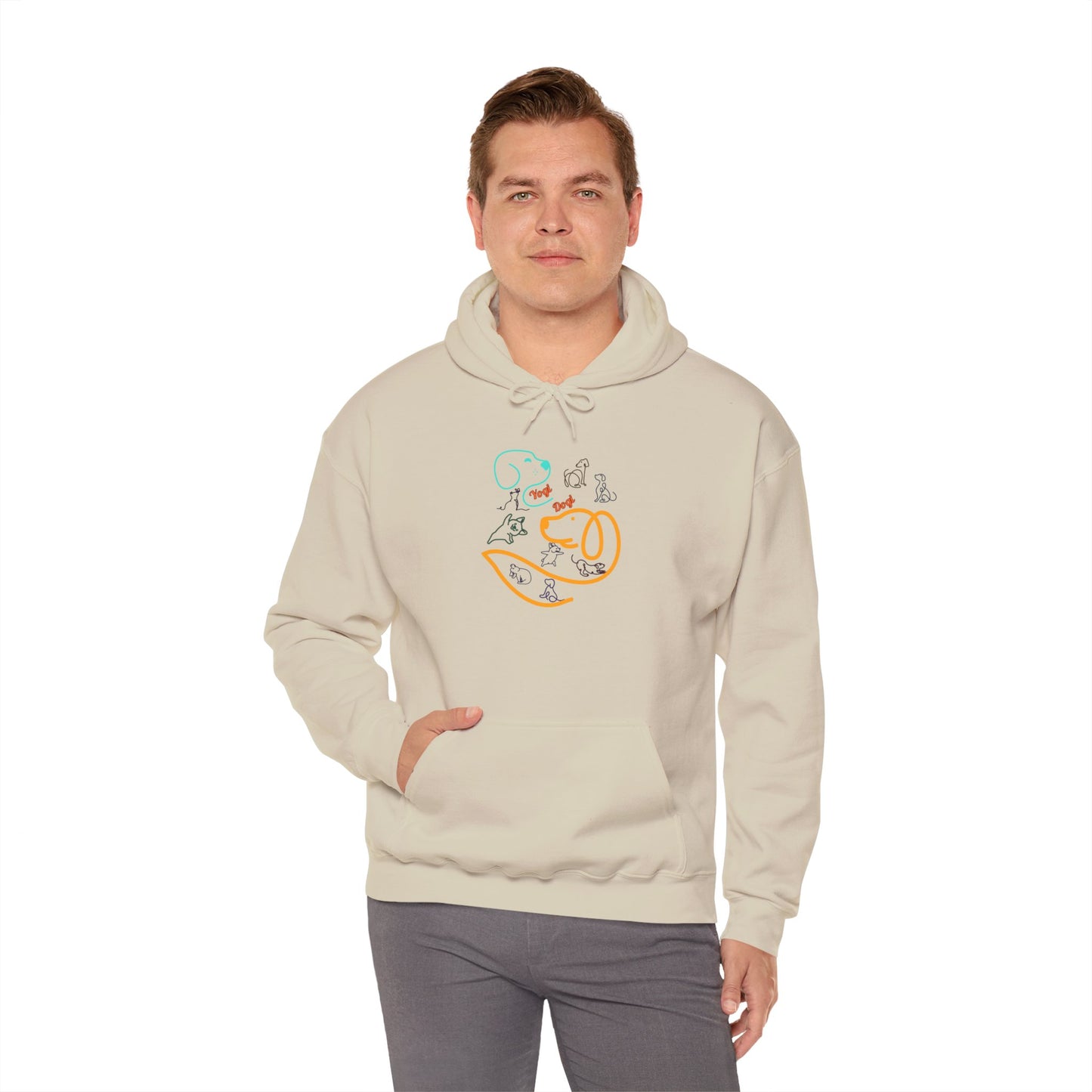 Yogi Dogi vV7. Hoodie - Animal Art for Dog Lovers