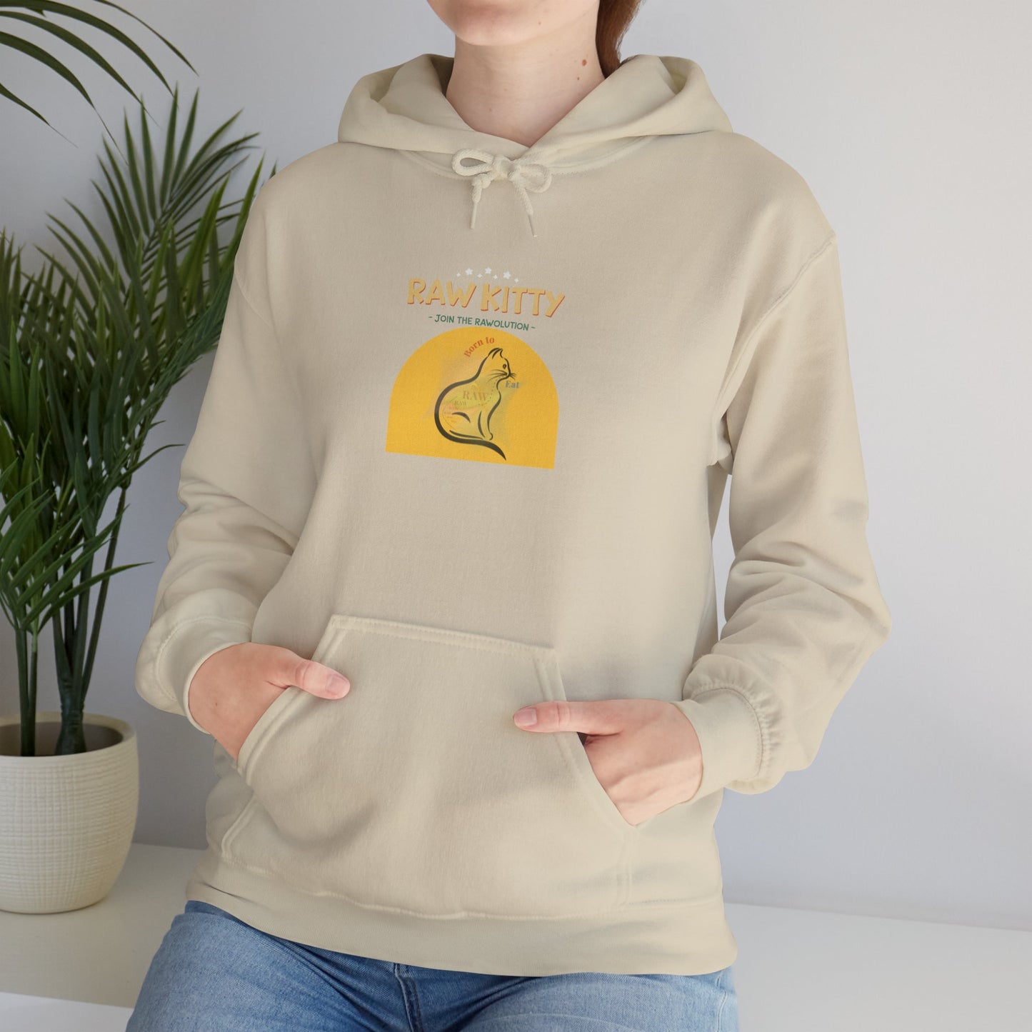 RAW KITTY V2.3 Hoodie - Cat Lovers Sweatshirt