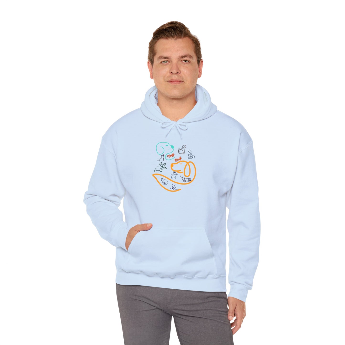 Yogi Dogi vV7. Hoodie - Animal Art for Dog Lovers