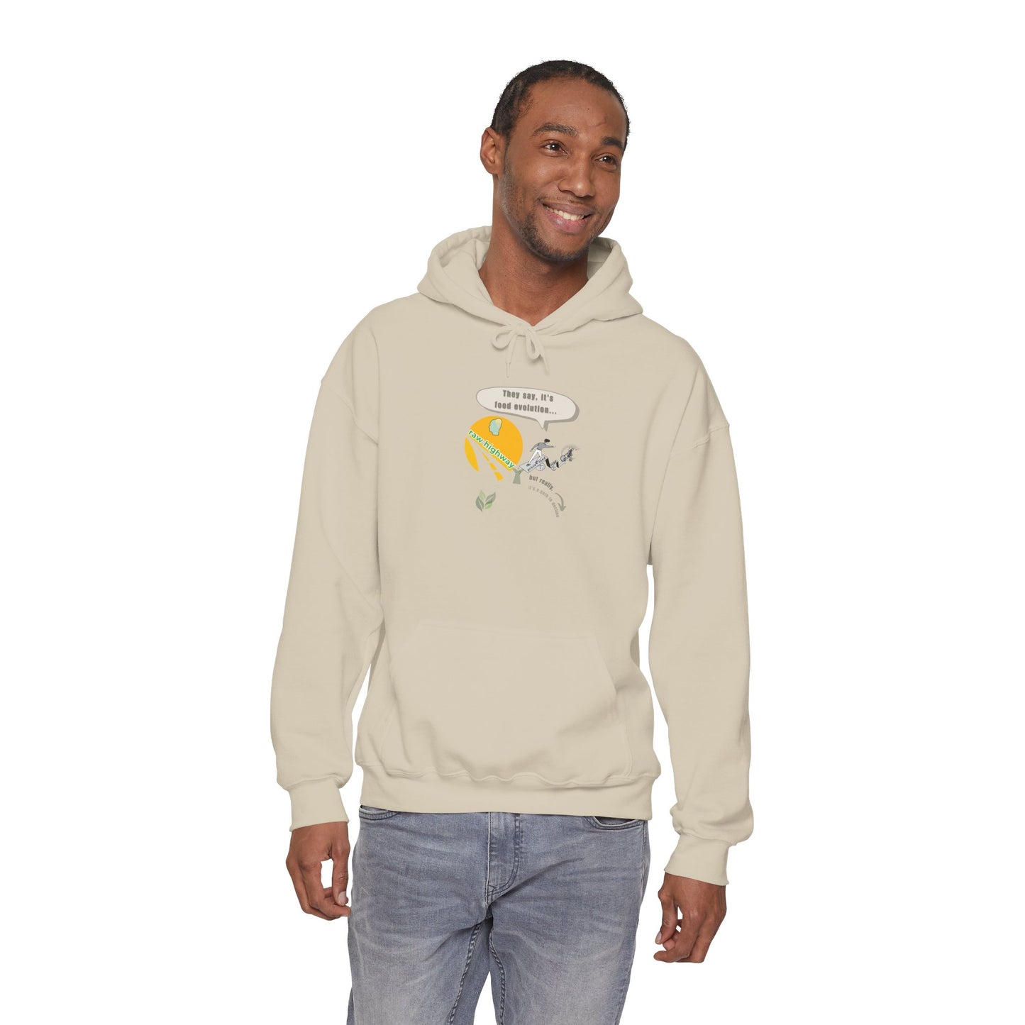 Raw vs Processed Path Hoodie – Sunshine Vibes Wellness Design | Why Choose Raw Knowledge v8.2