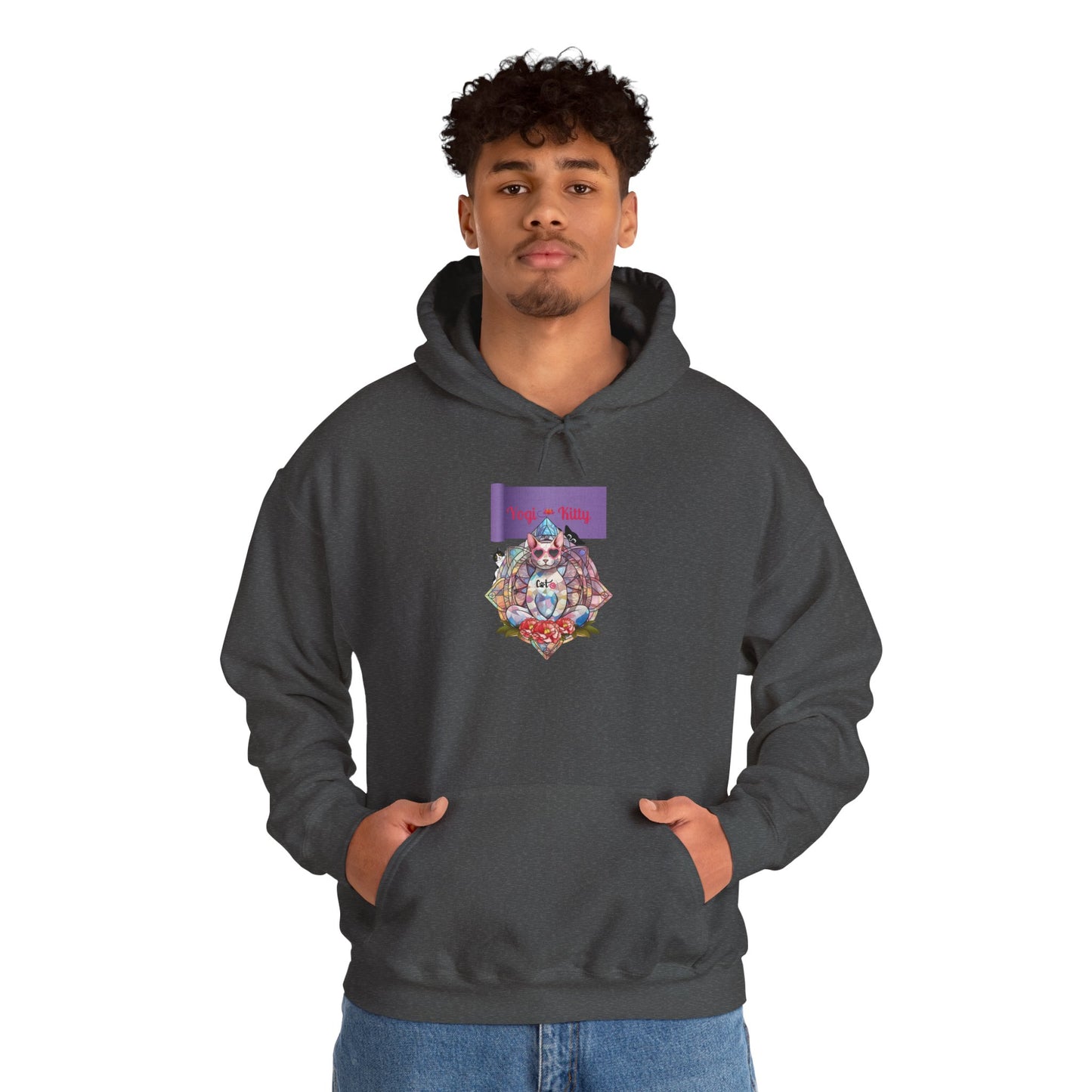 Yogi Kitty V4. Hoodie - Cat Lovers Sweatshirt