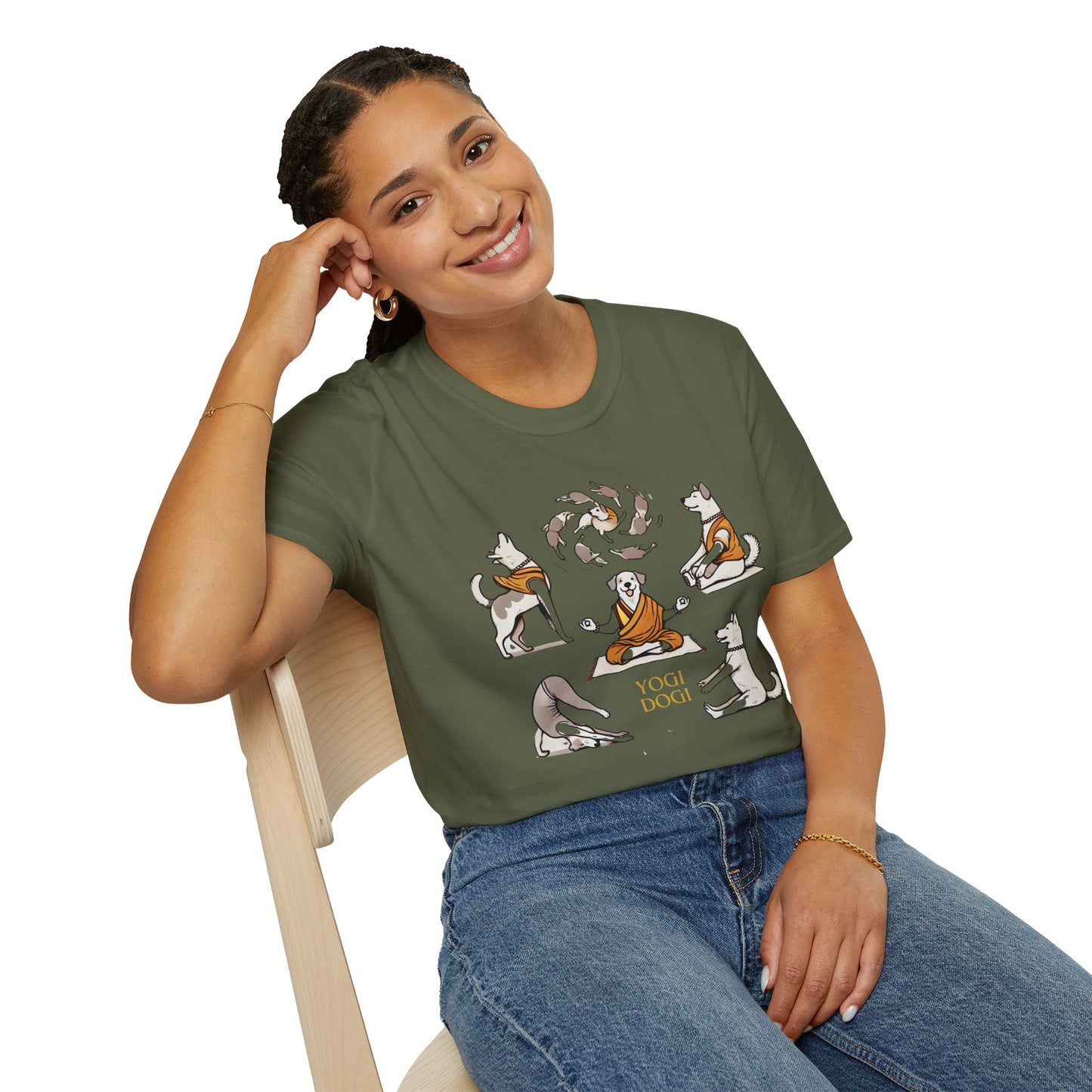 Yogi Dogi V8. Tee - Animal Art for Dog Lovers