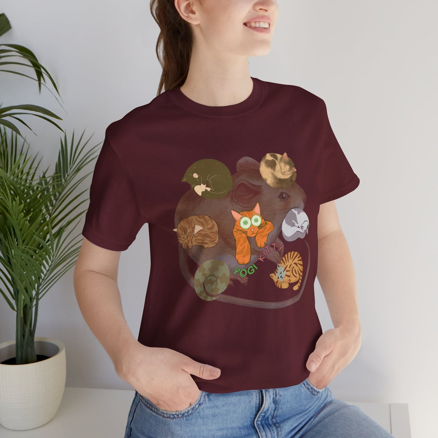 Yogi Kitty v4 Tee - Cat Lovers Shirt