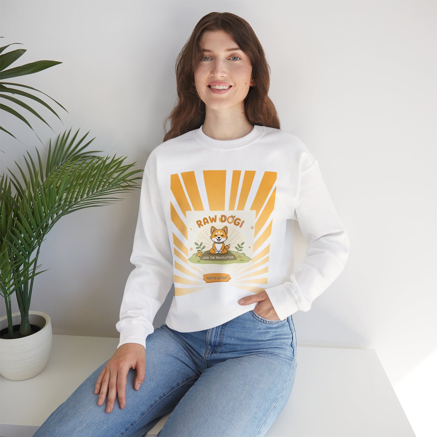 Raw Dogi V1.4.4. Sweatshirt - Raw Living Yoga Dog