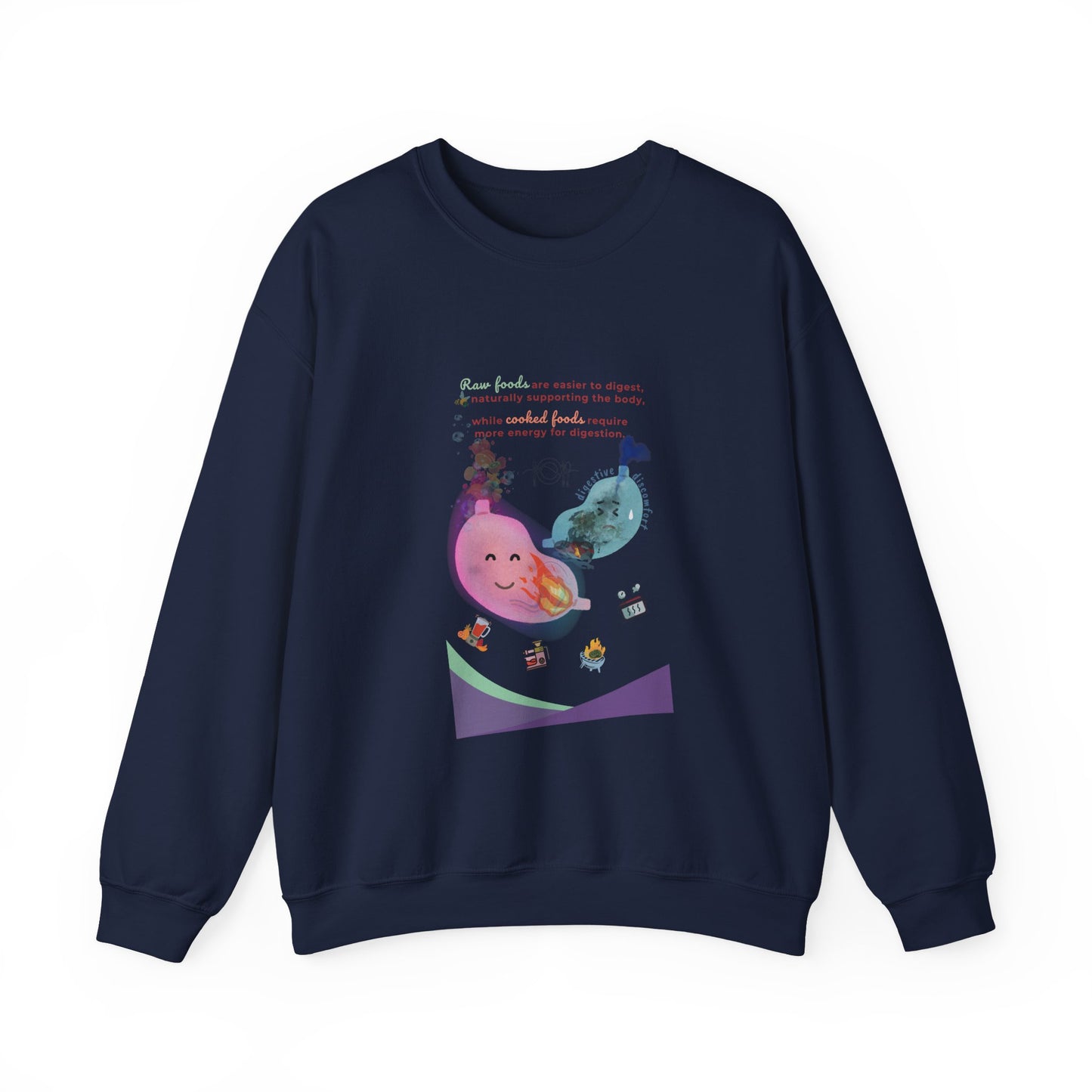 Happy Vibes Crewneck Sweatshirt - Unisex Heavy Blend™
